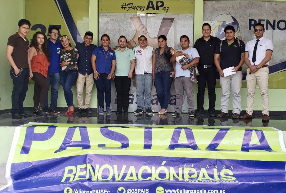 El día jueves 20 de sep. en la Sede de <a href="/comunicacion_ap/">Alianza PAIS - La 35</a> Pastaza, mantuvimos los jóvenes de Orellana, Napo y Pastaza una reunión de trabajo con el equipo de <a href="/SJuventudes/">Secretaria Nacional De Juventudes</a> presidido por <a href="/JennyOrellanaT/">Jenny Orellana</a> determinando accionesen bien de los jóvenes <a href="/Lenin/">Lenín Moreno</a> <a href="/GustavoBarojaN/">Gustavo Baroja</a> <a href="/PaulGranda/">Paúl Granda 🇪🇨</a>