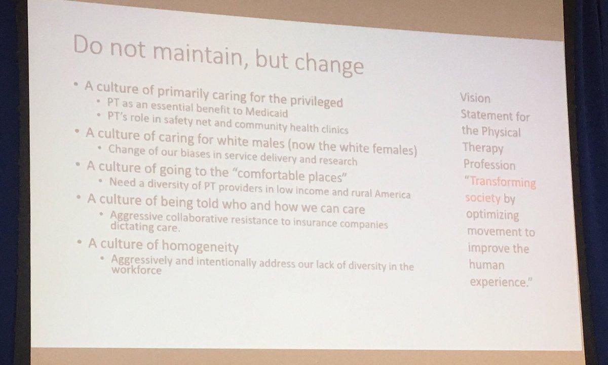 ekstokes's tweet photo. A stunning, powerful, call to action from @LisaVanHoosePT at @WomenInPTSummit #WIPT https://t.co/HV4LyiA7wy