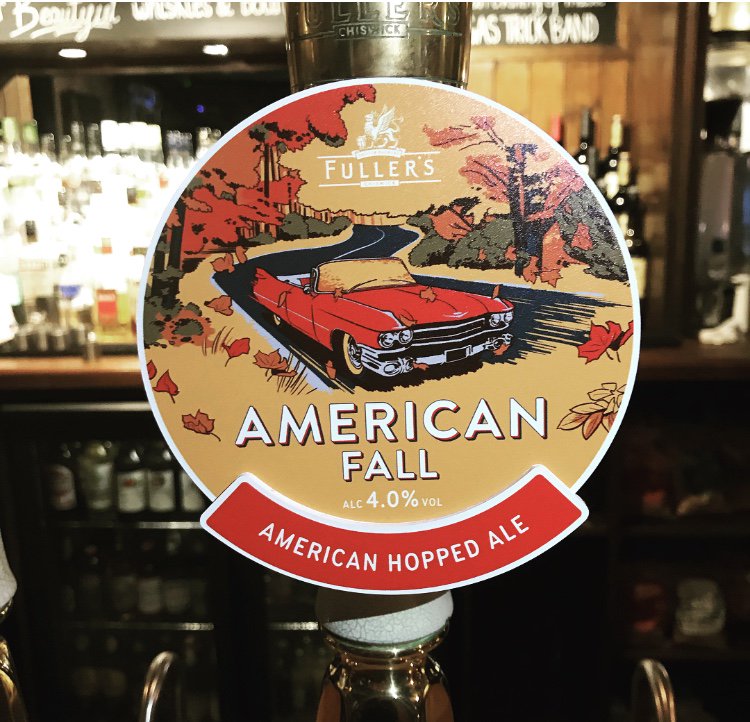 TheShip_Inn's tweet photo. Join us for #Nationalcaskaleweek and enjoy our very popular seasonal guest ale American Fall. This 4% golden ale has the perfect balance of malt and biscuity sweetness #caskale #fullersbeer #caskaleweek #americanfall #guestbeer https://t.co/HhFyypofAL