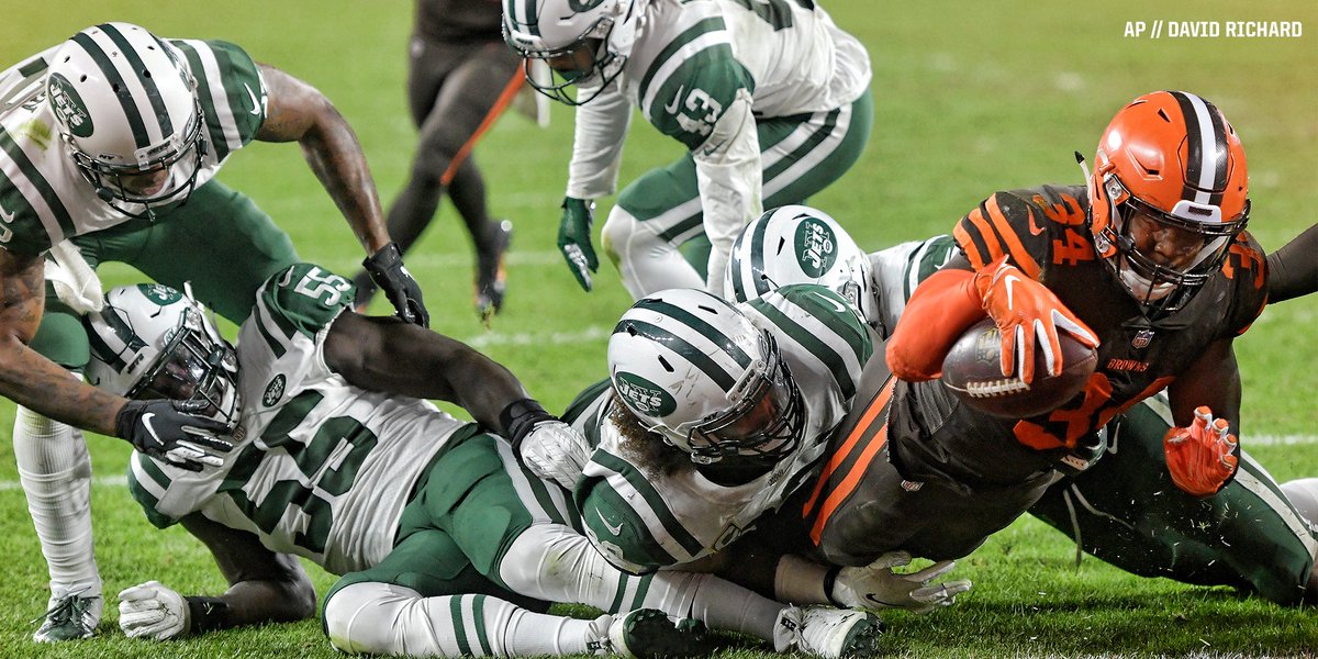 Browns's tweet image. Celebrated his birthday ☑️
Scored two TDs ☑️
Became a father ☑️

What a day for @elguapo! » brow.nz/3urgyM