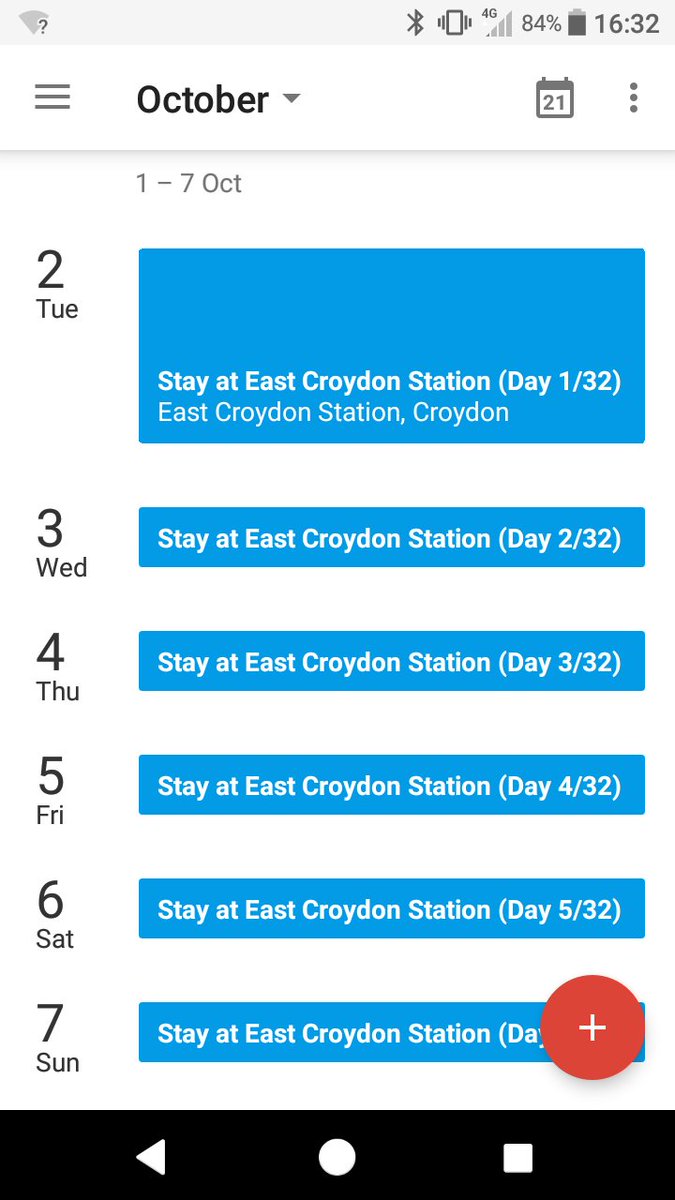naomilangford11's tweet image. OK #Google why do you want me to stay at East Croydon Station for October? #techglitch #paperlessproblems