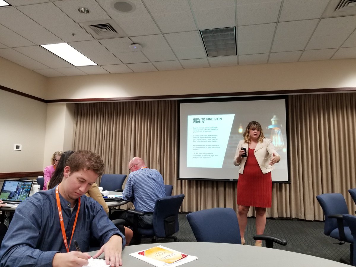 MsMcLean1's tweet image. Ask "why?" is something a pain point to find more pain points.  #justkeepdigging #AMAIgnite