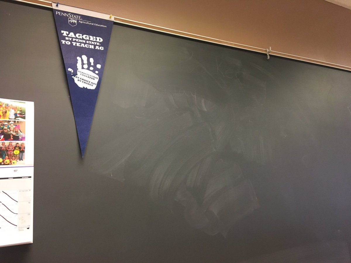 Thanking God and PB&amp;J that I made it through Friday and to the weekend. My chalkboard is erased and grading can wait until Monday. My only other thought is that I need more PSU decor. #FriYay <a href="/TeachAgPSU/">TeachAgPSU</a>
