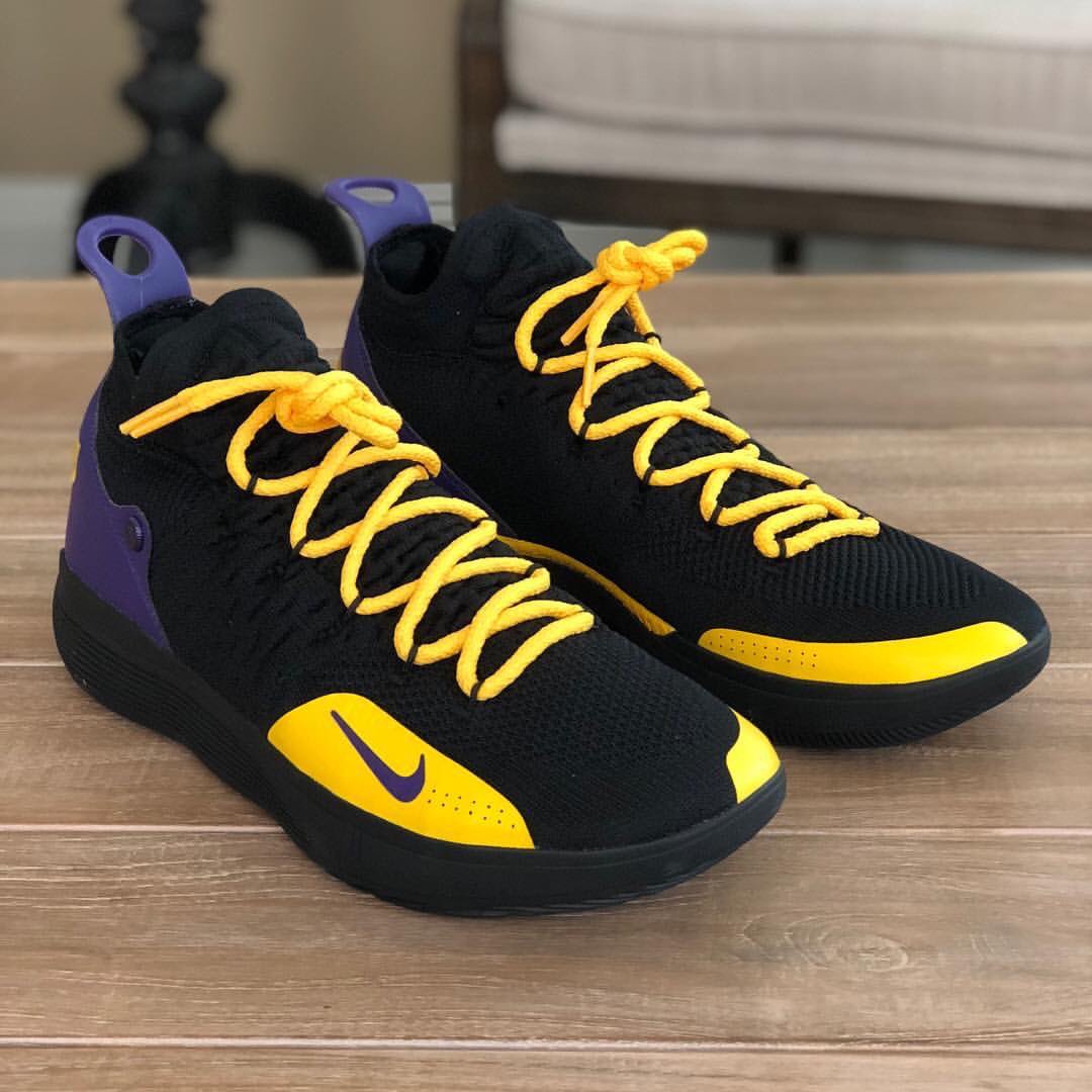 SoleCollector.com on Twitter: "NIKEiD KD 11 “Lakers” design by (IG). Could purple and gold be KD's future? 👀 https://t.co/b8Ftd1Uekc" Twitter