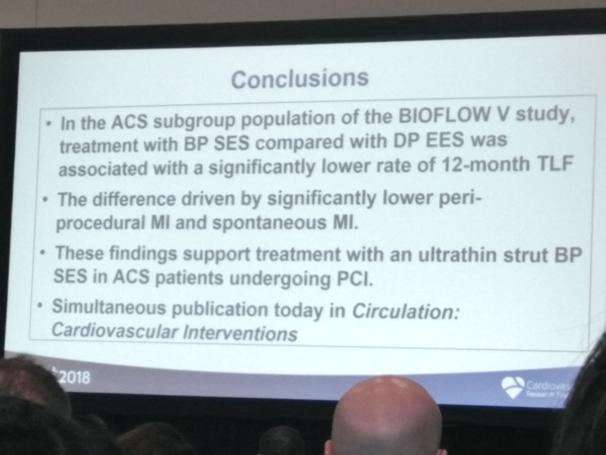MikeT_DRG's tweet photo. New kids on the block. Positive results for both Orsiro and EluNIR stents in their respective trials. More support for reducing the "metallic footprint" of stents @DRGMedtech @BIOTRONIK_US @Medinol_Stents @cuspcancerleo #TCT2018 https://t.co/AmeAhEWbSr