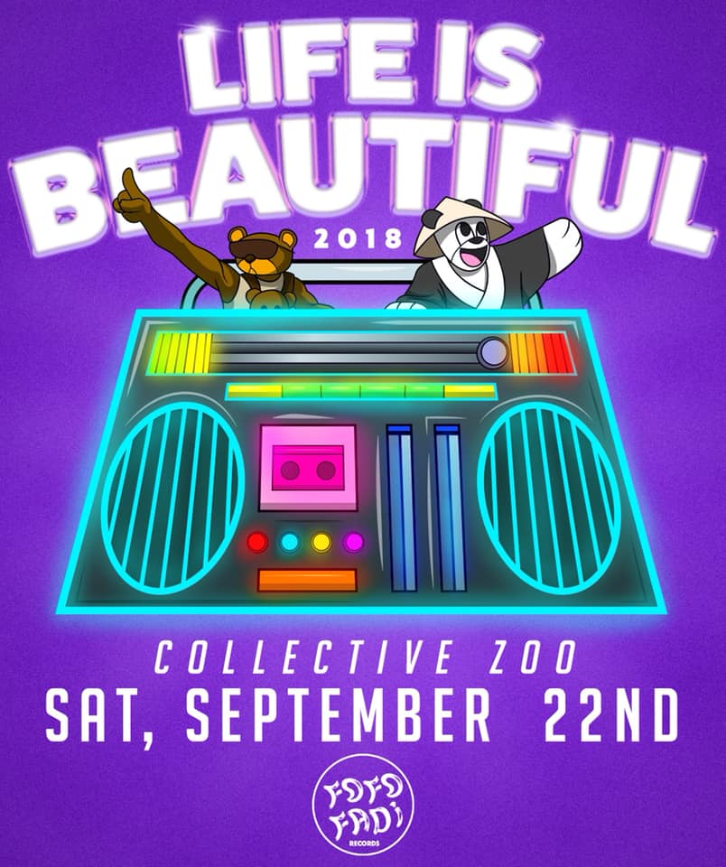 PARTY ANIMALS AT <a href="/lifeisbeautiful/">Life is Beautiful</a> !! IT’S GONNA BE A DANCE PARTY THIS SATURDAY WITH <a href="/BaileBaileBear/">Baile Bear</a> , <a href="/hiprettypanda/">Pretty Panda 🐼🐼</a> , AND <a href="/CollectiveZoo/">COLLECTIVE ZOO</a> !!

GRAPHIC CRED: THE INCREDIBLE <a href="/delinda_arts/">DELINDA ARTS</a>