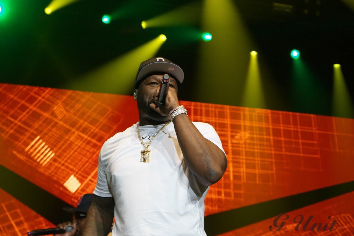 50cent's tweet photo. l had a blast tonight in Manchester sold out 🤭oh my goodness #manchesterunited good luck tomorrow. 🤨 get the strap

Photos By @JBettis420 📸 https://t.co/K0nzNgORid