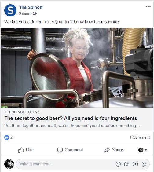 There are more than 20 people in my home brew club. I hope <a href="/TheSpinoffTV/">The Spinoff</a> has access to many dozens of beer.