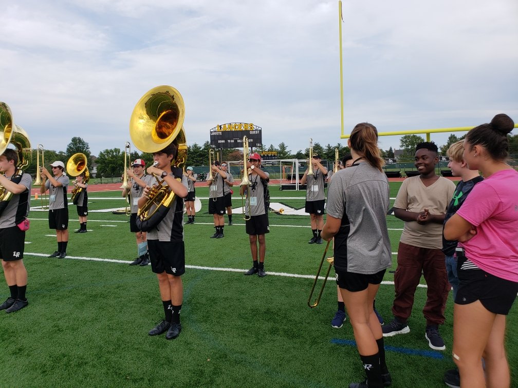 LafayetteBands's tweet photo. We're having a great time at the Lancer Regiment 8th Grade Band Night. We can't wait to have these outstanding kids on band next year! #LR2018 https://t.co/U7KLBCtDuz