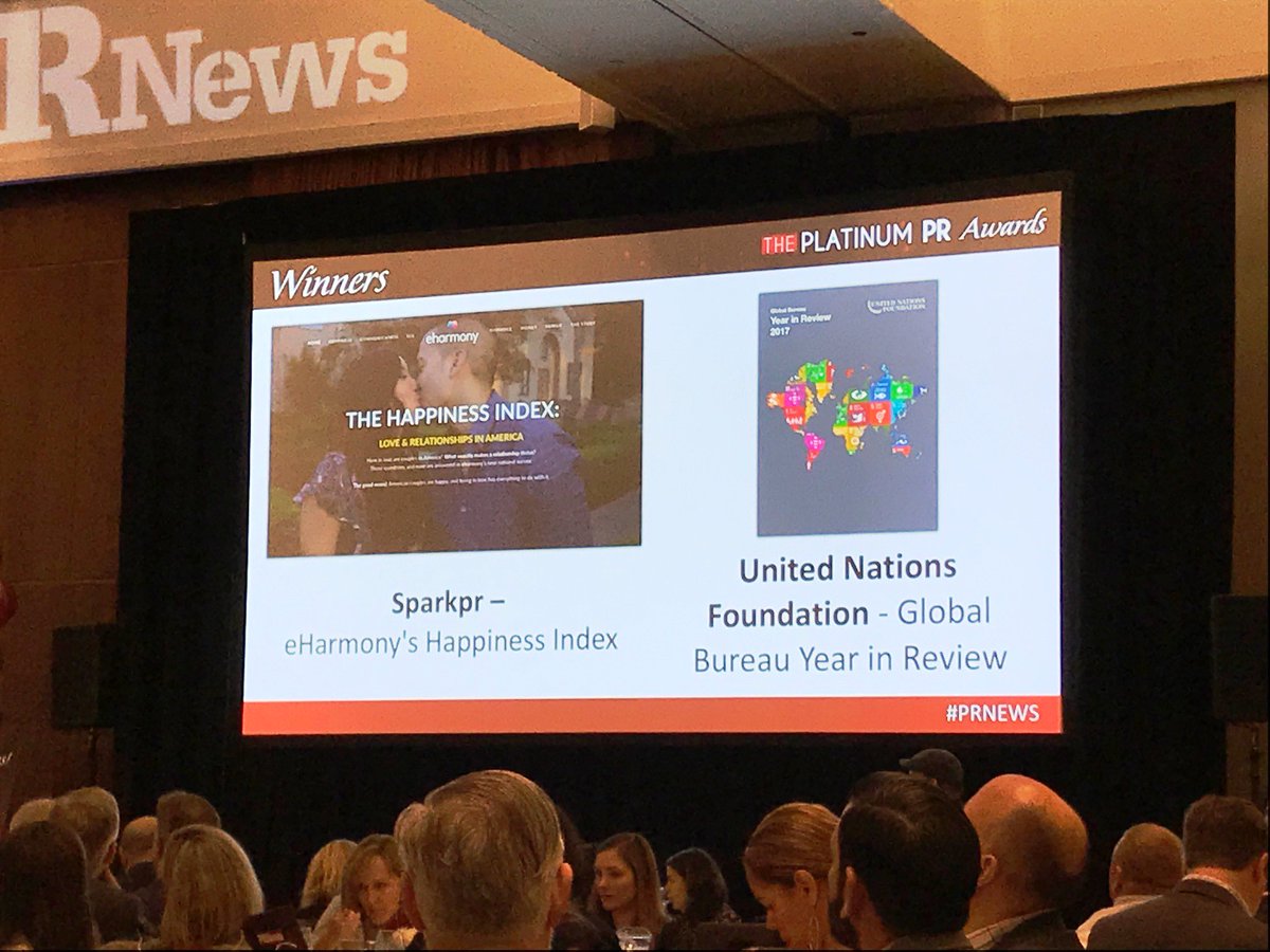 JuniorLeague's tweet photo. Today we attended the @PRNews Platinum PR & Agency Elite Awards as finalists for the #ProgressIsPlural Annual report! Congrats to @sparkpr @unfoundation and @PwCUS and thanks to @HannahStormESPN for hosting. #PRNews #JuniorLeague https://t.co/16qGIPhID7