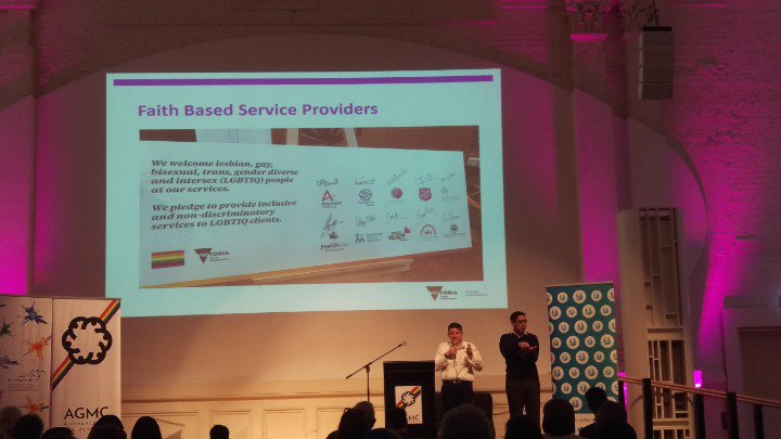 alephmelbourne's tweet photo. Thanks heaps @comish_ro_allen @jewishcarevic for supporting queer inclusion in the Jewish community, at @agmcaustralia #livinglovingdiversity #agmcconference https://t.co/hwG6jFXAAO