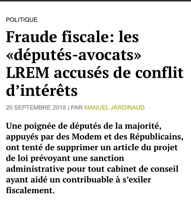 Une petite nouvelle:  @AliceThourot défend sa corporation et les cabinets de conseil pendant son mandat de député. Elle n’oublie pas d’où elle vient, mais elle oublie qui elle sert.