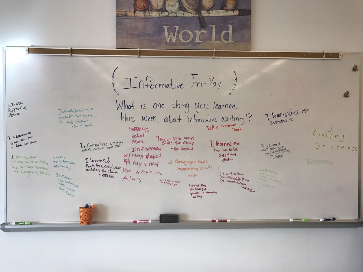 MrsDuncanELA's tweet photo. #InformativeFriday #ShowWhatYouKnow #TeamGreatness ๐ @GalvinMS @MrsJohnson01880 ๐ฉ๐ผโ๐ซ๐ฉ๐ปโ๐ซ https://t.co/1f5KPgf7Pa
