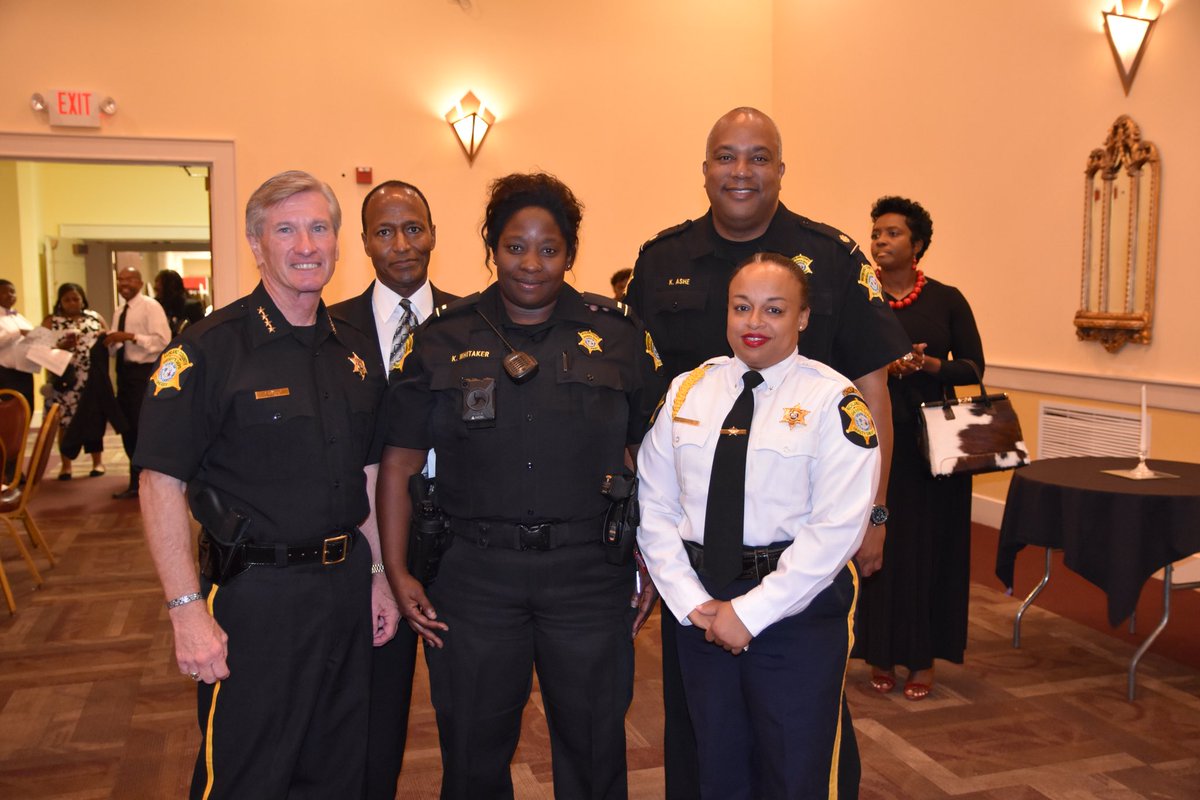 RCSD's tweet photo. Sheriff #LeonLott and deputies enjoying the fellowship of the Annual Columbia NAACP Membership Appreciation Celebration!! #communitypolicing https://t.co/mAffJkneEc
