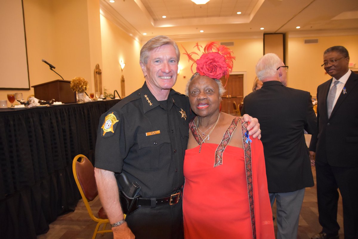 RCSD's tweet photo. Sheriff #LeonLott and deputies enjoying the fellowship of the Annual Columbia NAACP Membership Appreciation Celebration!! #communitypolicing https://t.co/mAffJkneEc