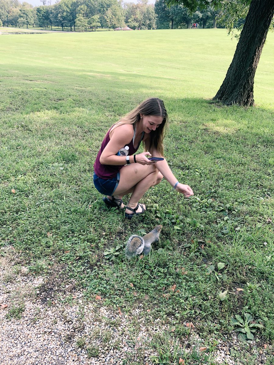 _tfisher's tweet image. pure happiness when I touched this squirrel