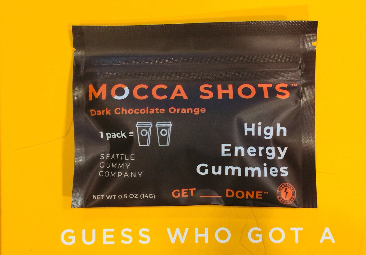 SeattleGummy's tweet photo. Caffeine stimulates the central nervous system and acts as an antidepressant by elevating serotonin and dopamine. Get you buzz here https://t.co/PFdx0aMiAs for a #HappyFriday #gotcaffeine #MoccaShots #caffeine #happinesstrending #antidepression https://t.co/Gh5G2KMcpS