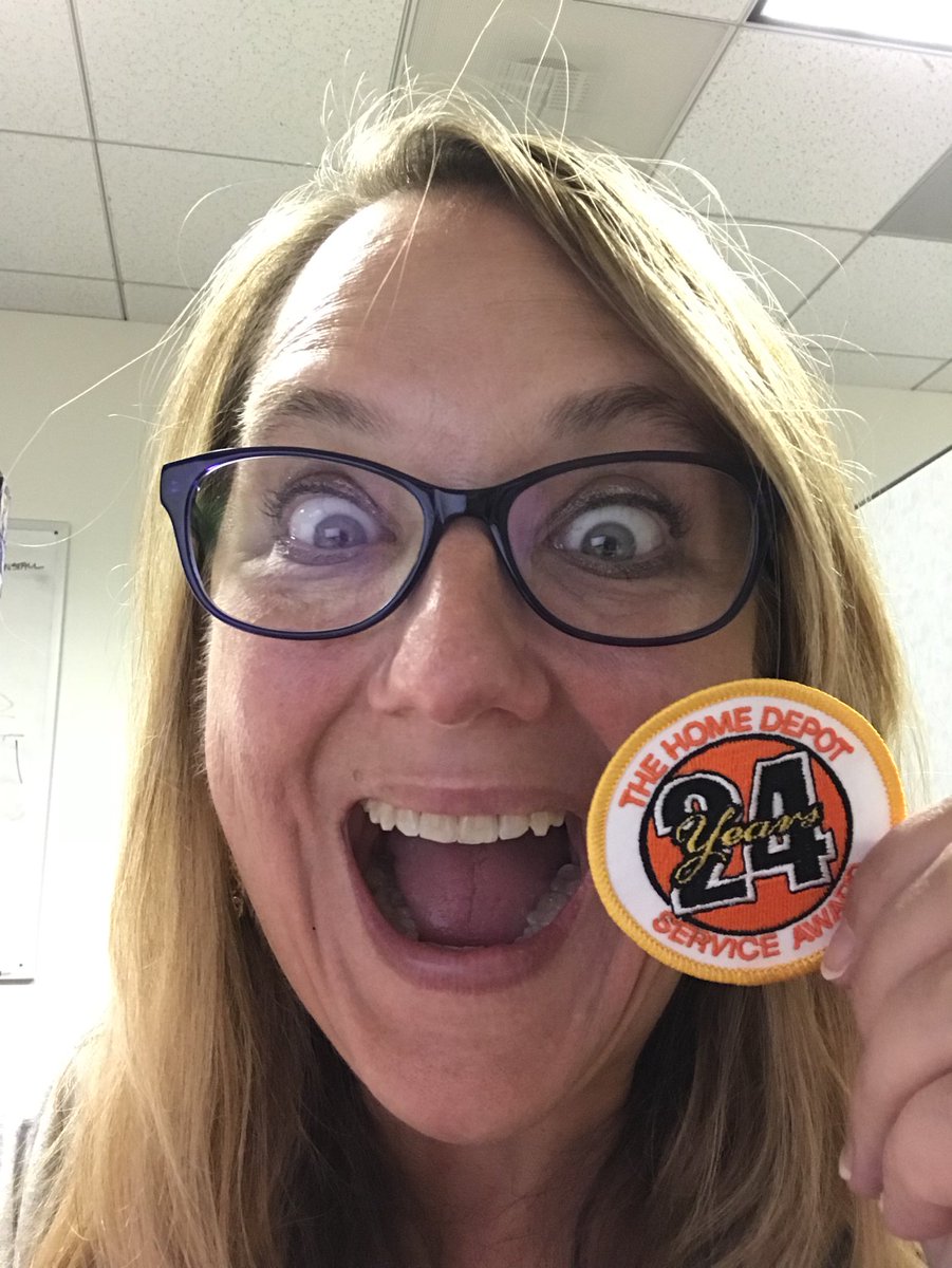 LarissaGreenTHD's tweet photo. Today marks 24 Amazing years as an Orange Blooded Home Depot Associate!! #crushedit #letsdothis #takeyourshare23 https://t.co/YLvmiOGC3u