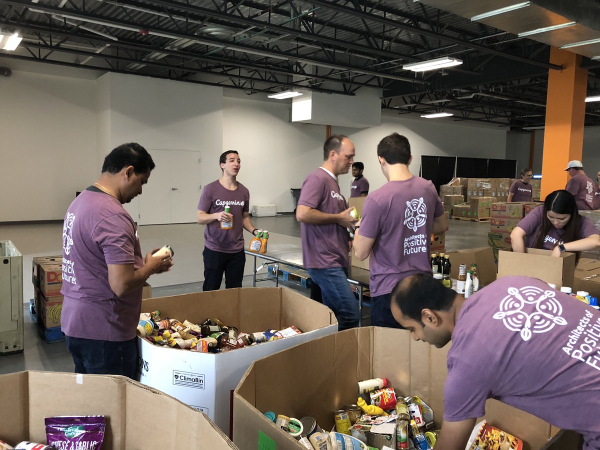 JyothiNavaneeth's tweet photo. Our team in Dallas is excited to give back to @ntfb for Capgemini Cares Day 2018! It’s our annual day of service, in which we come together to give back to the communities in which we live and work! @CapgeminiNA #LifeAtCapgemini #CapgeminiCares https://t.co/WZzDfOgMrD