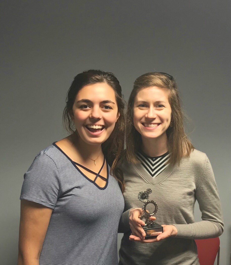 Em_The_Engineer's tweet photo. Congratulations to @natnels for winning the @NCState_BAE 3 Minute Thesis competition! Natalie presented on her current @NSF work assessing the red tide in Florida! #BiosystemsAnalyticsLab https://t.co/JgLv0WI8KG