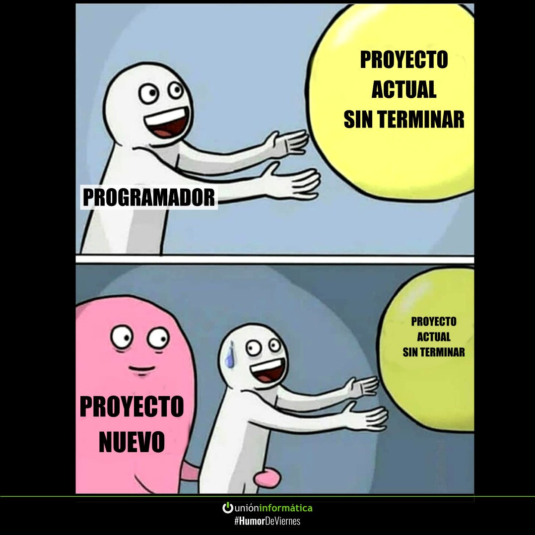 unioninf's tweet photo. #HumorDeViernes #Programador #Proyectos #SinDescanso #ProgrammerLife #Humor #MemesInformáticos #HumorIT #DevsHumor #Viernes #BuenViernes https://t.co/ahcxeYqVuE