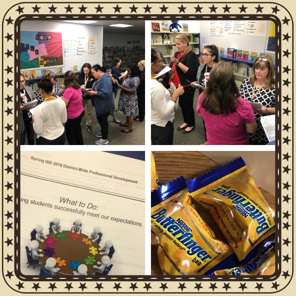 WIT_Watsun's tweet photo. Spring ISD teachers @ Link ES...We’re developing teachers with a twist and treats! We’re headed to the next level! #TTESS3&4 #buildcapacity @SpringISD https://t.co/2zy1Gw2kZA