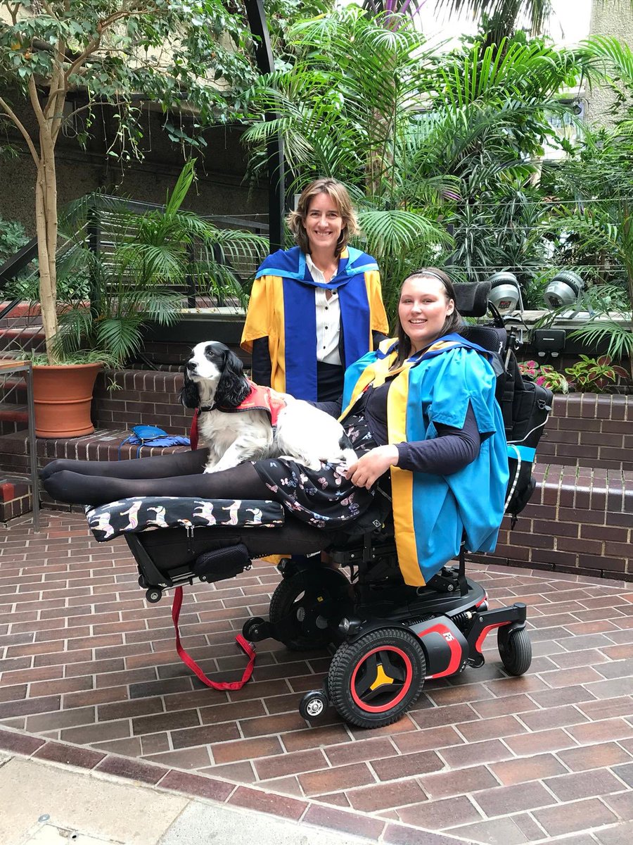 LucyAlexandria's tweet photo. This happened today! I received an Honorary Degree of Master of the University from the @OpenUniversity. Thank you so much @SteveHutchi, @JosieAFraser and @frankmonaghan. Such a magical day. Hugely honoured to receive such a distinction. 
Lucy Watts MBE MUniv https://t.co/Kn2DcRHJia