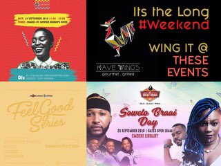 HaveWingsSA's tweet photo. It’s the long weekend.... #HeritageDay #goodfood @HaveWingsSA #goodmusic  #goodpeople #goodvibes and of course #lookinggood #PARAKA #feelgoodseries and #sowetobraaiday #longweekend #longweekendvibes https://t.co/LKWDSMVuFe
