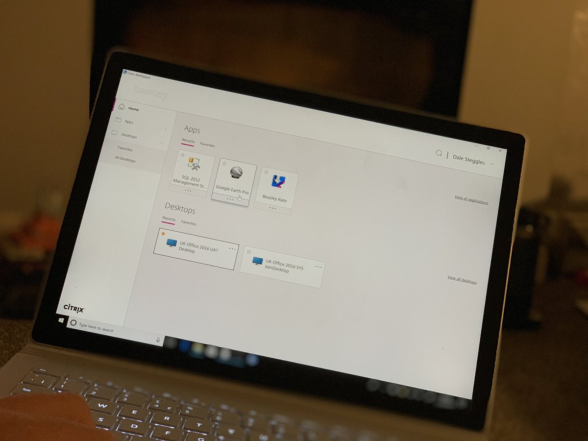 dalesteggles's tweet image. Building a native experience on @Surface for those moments when needed coupled with @Citrix Workspace App for those tightly integrated data centre hosted applications is proving an enjoyable experience...  #DigitalWorkspace #WorkIsNotAPlace