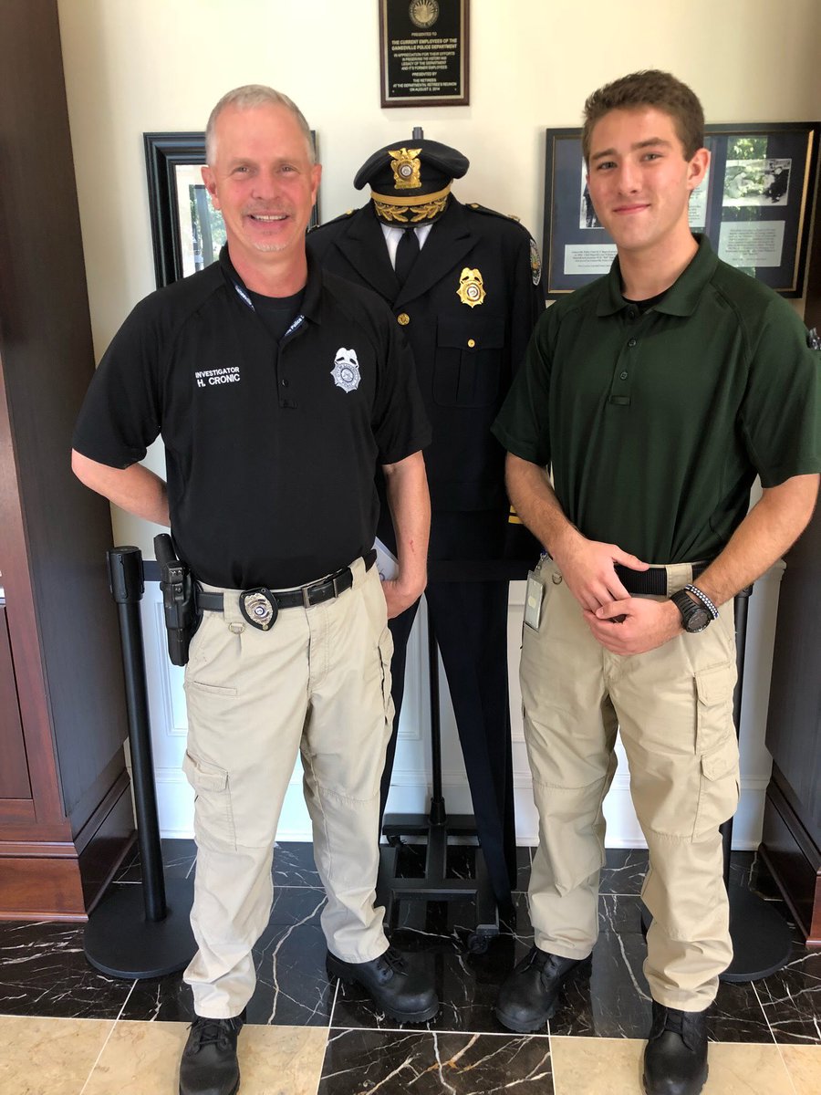 Thank you <a href="/COGPolice/">Gainesville Police</a> for providing an outstanding experience for <a href="/Hall_Schools/">Hall County Schools</a> HMP student Owen! Preparing and learning now for his future! <a href="/ChestateeHigh/">Chestatee High</a>