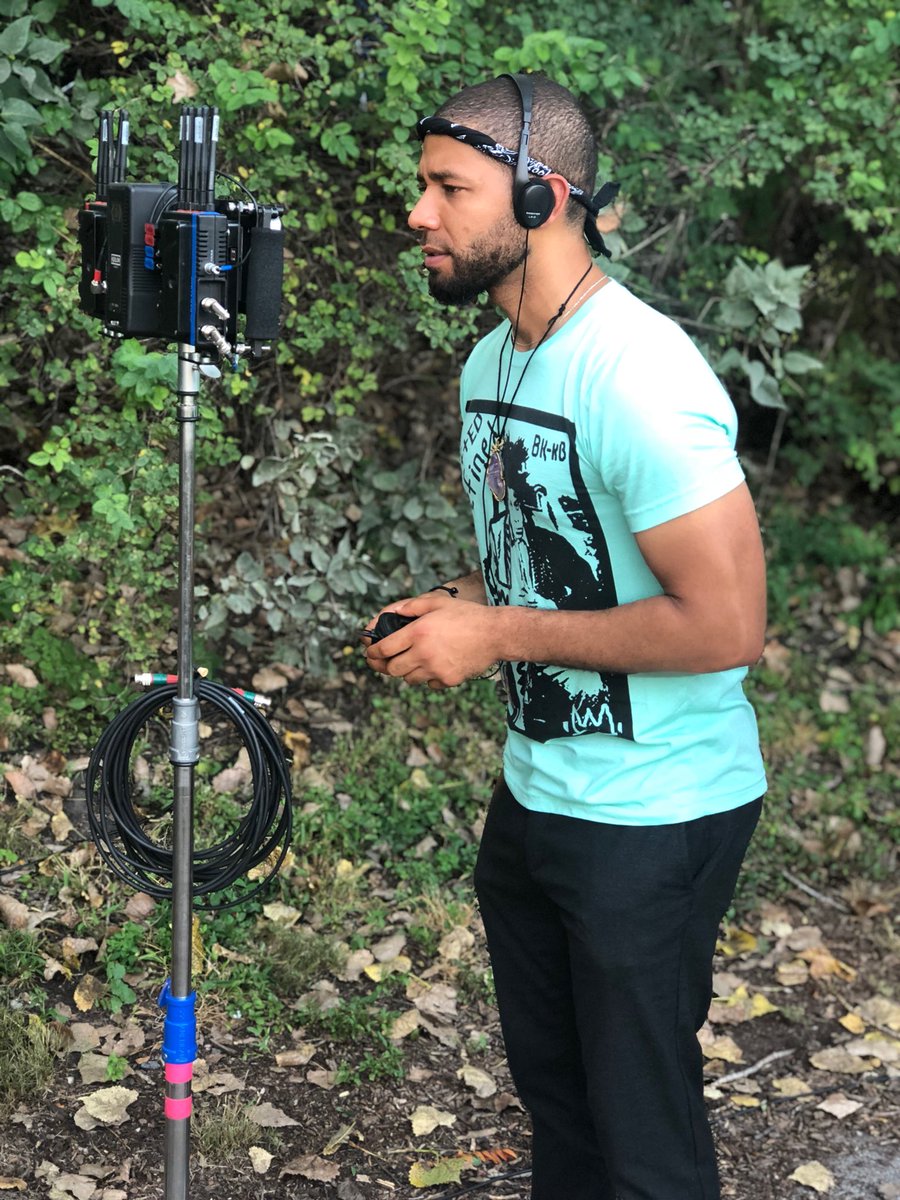 JussieSmollett's tweet photo. A grateful Director... a sleepy ass director. @empirefox... second time around. 🙏🏿 season 5 coming back sept 26. Wait for it. #Empire
📸 @PreciousJournee https://t.co/gvnFA9I83a