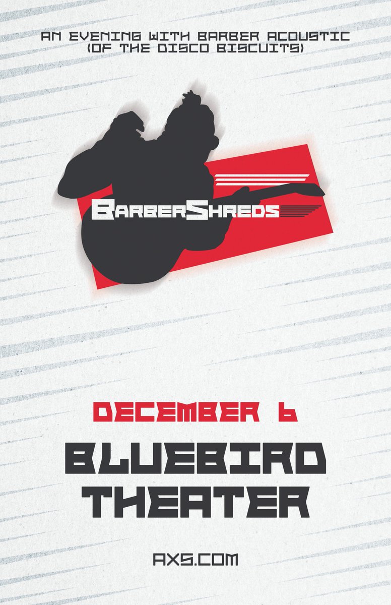 join <a href="/DrFameus/">Allen Aucoin</a> tomorrow night in Denver, as he joins up with <a href="/goldlikejoel/">Joel Cummins 🎹</a> of <a href="/umphreysmcgee/">Umphrey's McGee</a>, <a href="/MarcusRezak/">Marcus Rezak</a> (<a href="/ShredisDead/">Shred Is Dead</a>) and Hash Vyas (<a href="/ThieveryCorpDC/">Thievery Corporation</a>).

And, on December 6, <a href="/BarberShreds/">Jon Barber</a> will be at <a href="/bluebirddenver/">Bluebird Theater</a> for another solo acoustic show! the night before #FriscoBisco!