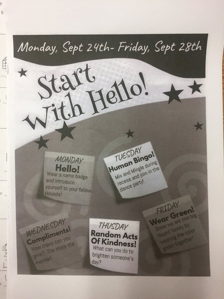Excited for next week!  #StartWithHello