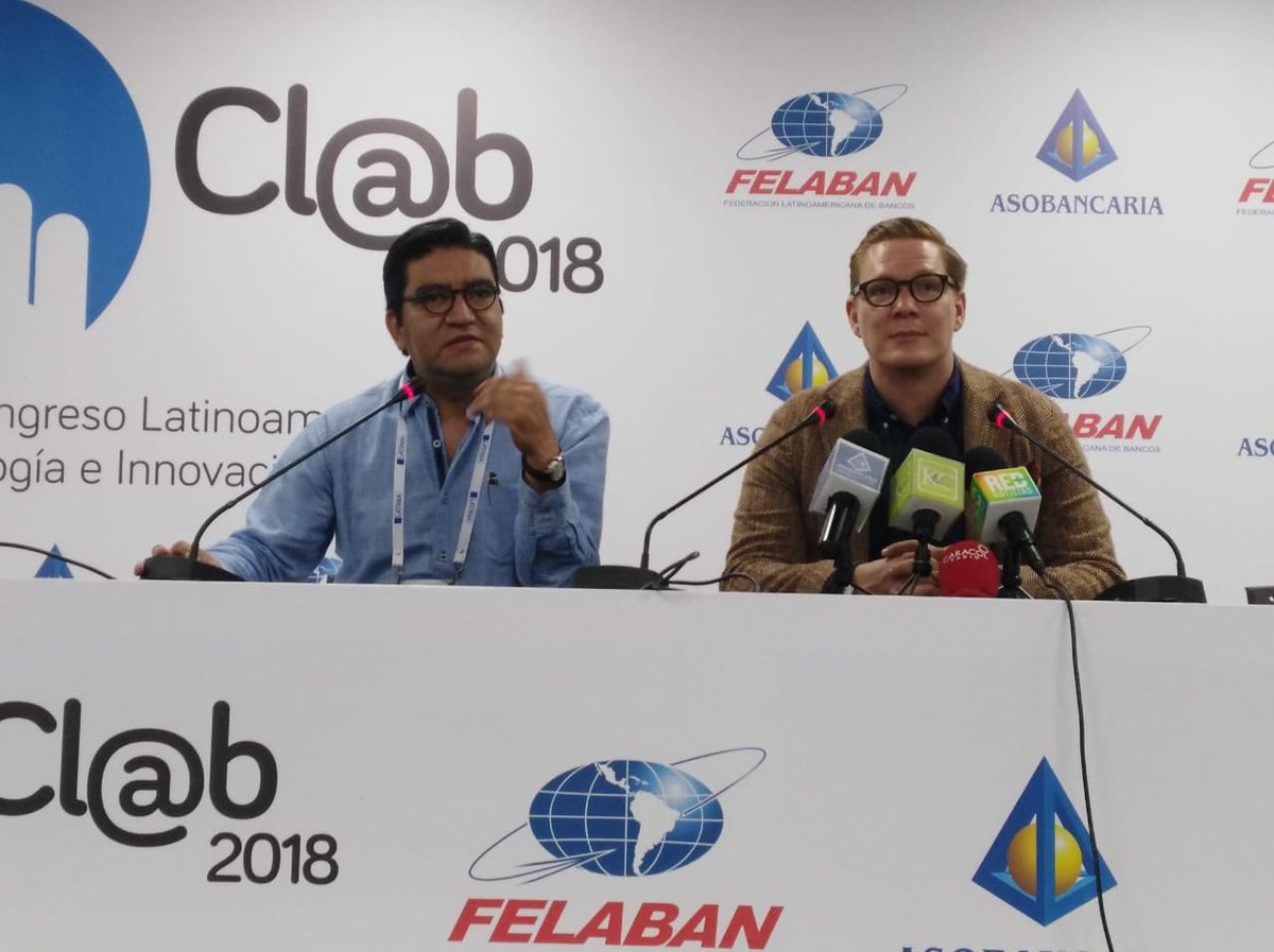 AndresMRamirez1's tweet photo. @asormannilsson at press conference at #CLAB2018 https://t.co/8txa3tgmWA