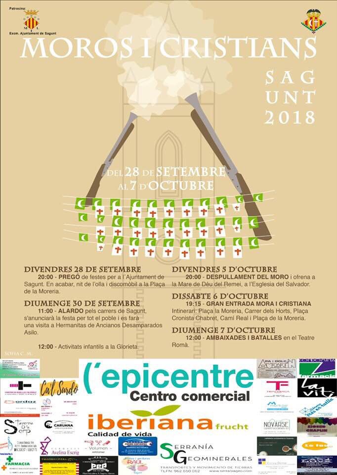 Recta final. Dies de nervis, emocions i molta felicitat. Si veniu estos dies per Morvedre, el capità cristià s’alegrarà molt.