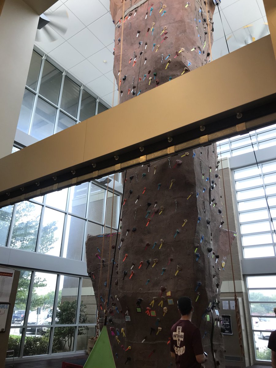 WTAMUFounders's tweet photo. Adventure is in Here is happening NOW! Come climb the rock wall in the AC #AdventureTime #GoBuffsGo #WTAMU #ProgramsRock https://t.co/6P38EU8mno