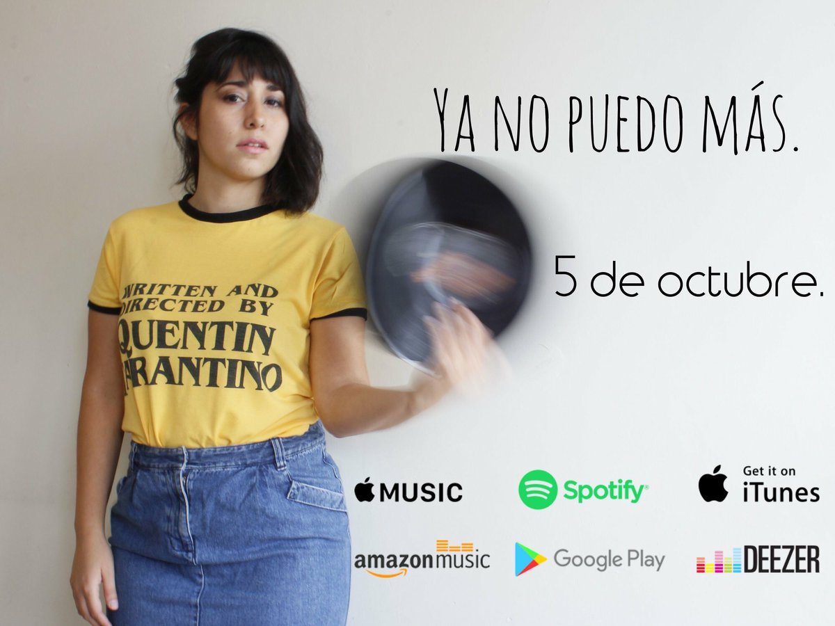 LoIntelecM's tweet photo. Ella es Fernanda Zárate; Cantante y compositora. Originaria de Chile. Anuncia que el día 5 de Octubre estrenará nuevo sencillo titulado “Ya no puedo más” estará disponible en plataformas digitales. https://t.co/NvNbPEA30k
