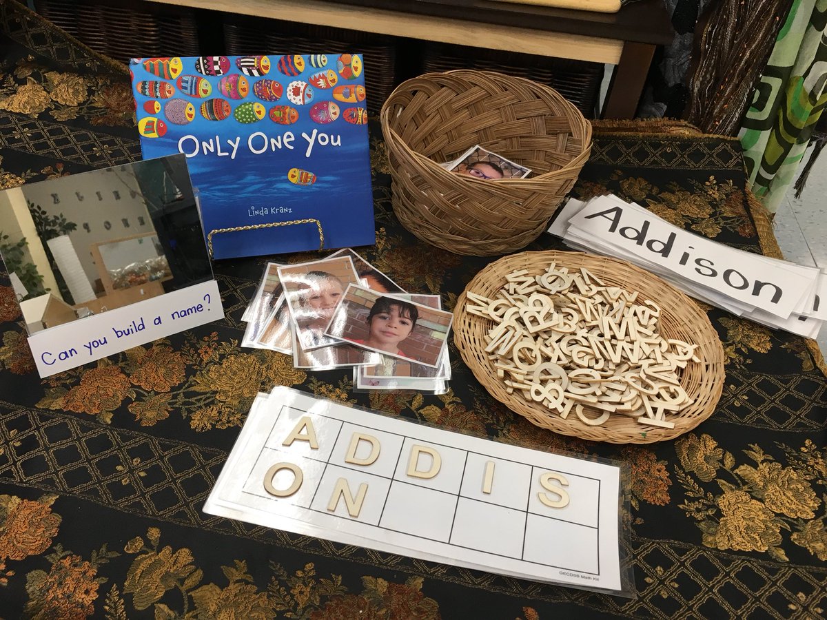 McLennan1977's tweet photo. Exploring and building one anotherโs names using frames and wooden letters to practise the โanchor of 10โ. Photos and name cards support the task and help build community. #joyfulmath #MTBoS #edchat https://t.co/I1PKgOzUFE