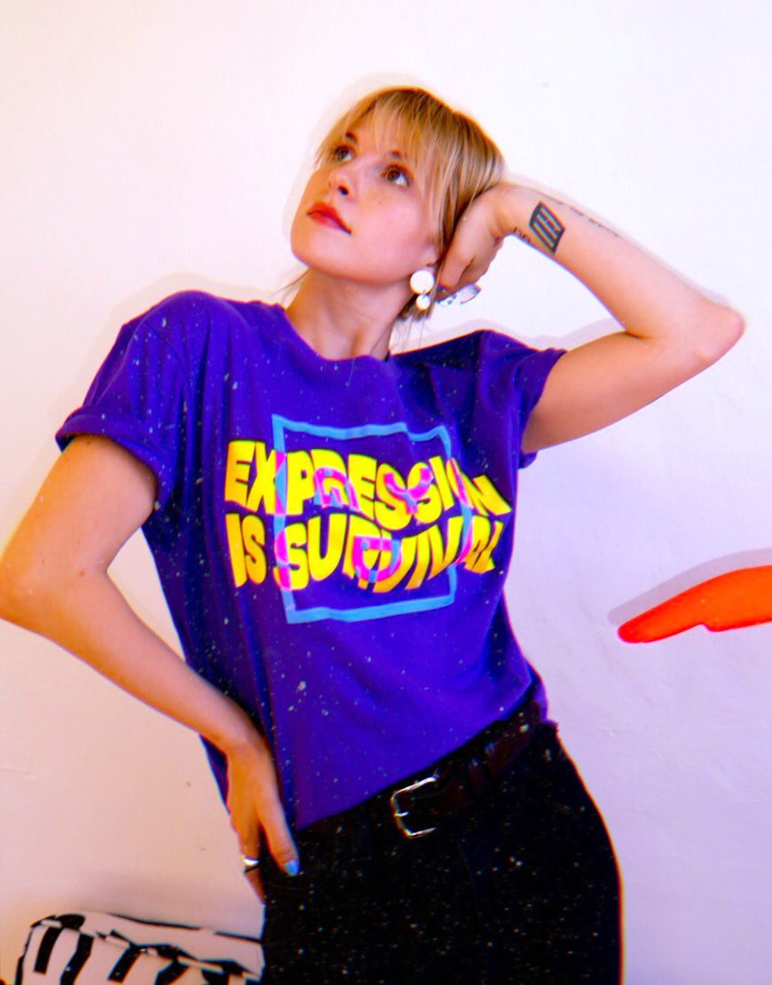 miseryroute's tweet image. hayley williams as a model. a multitalented legend.