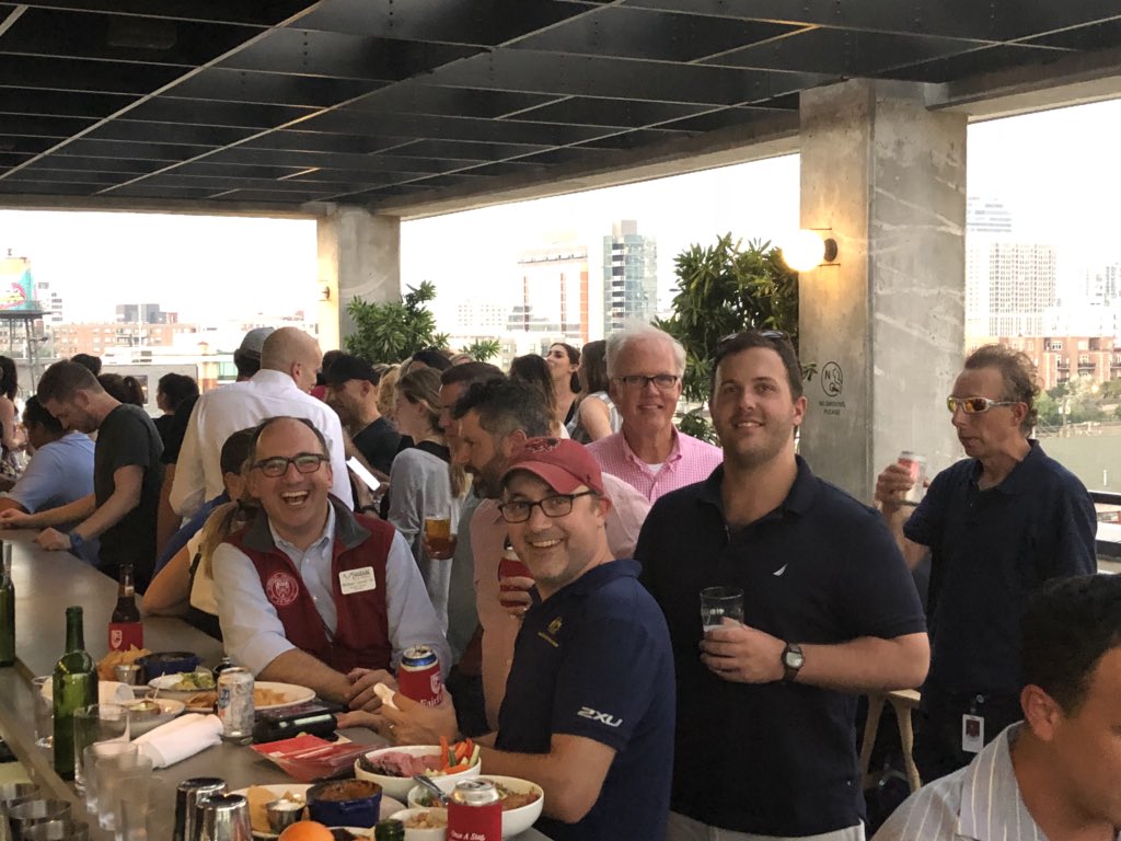 ChicagoStags's tweet photo. The 2018 Welcome to the Neighborhood event at the Waydown was a great success. What a view atop the @AceHotelChicago. Couldn’t make it last night? Keep up with @FairfieldU here in Chicago by following @ChicagoStags at https://t.co/YFDdwpJ9Ks  #goStags #FairfieldU #JesuitEducated https://t.co/G2egVpm9TQ