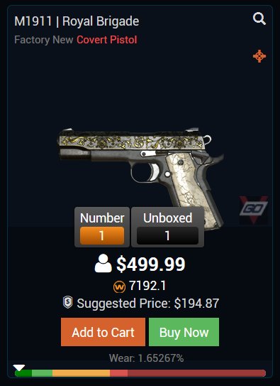 vCase_io's tweet photo. 1 of 1 FN M1911 | Royal Brigade anyone? 😎

Buy now: https://t.co/mJPEgNcAAI

@VGO_gg @opskinsgo #VGO #VGOSkins https://t.co/lmXXfPNxve