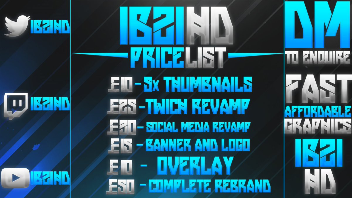 Ibzi On Twitter Graphic Design Price List Dms Are Open For