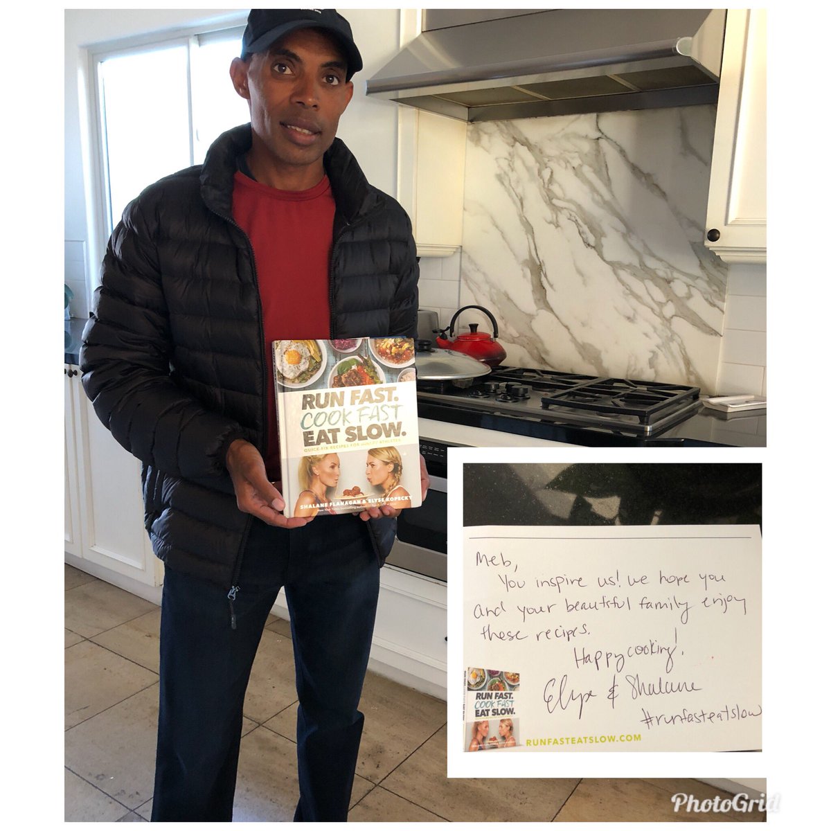 Thanks <a href="/shalaneflanagan/">Shalane Flanagan</a> and ⁦<a href="/ElyseKopecky/">Elyse Kopecky</a>⁩ for showing others that eating well can be enjoyable, healthy and good for performance. I admire and support the positive approach to eating you’re leading among runners. I already have tried one of your recipes. Guess which one?