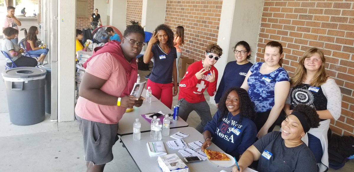 LWHS_HOSA's tweet photo. Lake Weir High School proud!!!! HOSA CLUB hosted a blood drive today, and 139 students participated...# GO CANES!!! https://t.co/nTMnyQw5YW
