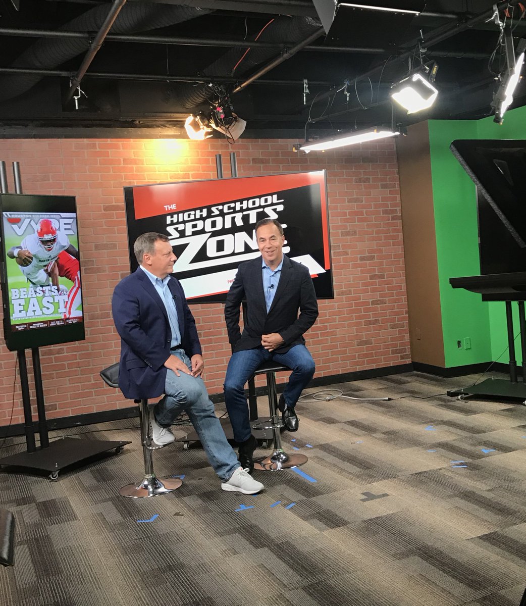 KUBE57's tweet photo. This weekend at 5:30pm on Saturday (SPECIAL EARLY TIME) &amp; 6pm on Sunday on #HSSportsZone
 
Team of the Week Feature:
@JVHS_Football 
Player of the Week Feature:
@deondrickglass @Katyfootball 
 
Special in-studio segment with @MattMalatesta1 of @vypehouston https://t.co/N12hi9TDsN
