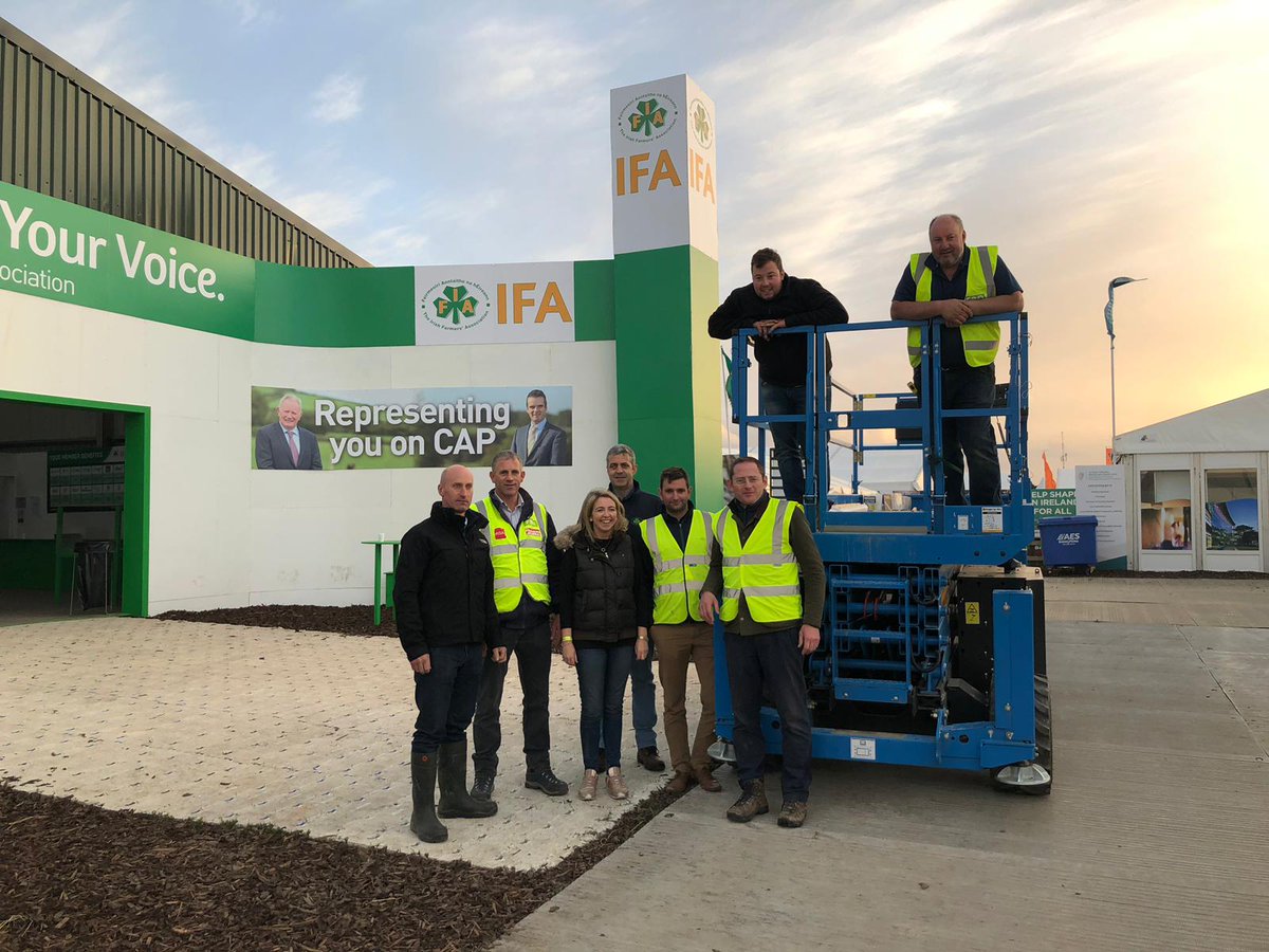 IFAmedia's tweet photo. So long Screggan. Great to meet so many of our members at the @NPAIE Ploughing this week. The work on your behalf continues. https://t.co/DTPwoDuhTI