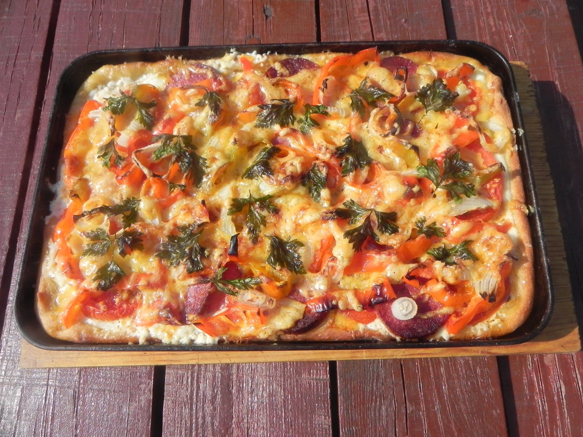 alinaozery's tweet image. Пиццу испекла #пицца #домашняявыпечка #готовимдома #еда