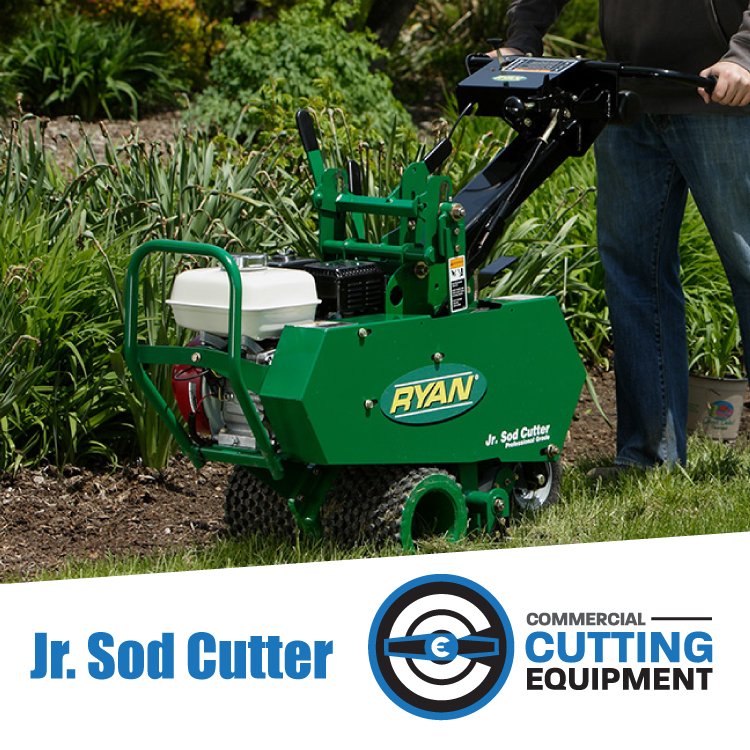 commcuttingeq's tweet image. The improved Jr. Sod Cutter sports a host of new features, including reduced hand/arm vibration, cut by a remarkable 75 percent for more comfortable operation.