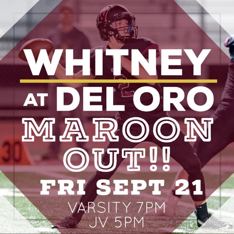 tonight at Del Oro... be there✖️✖️