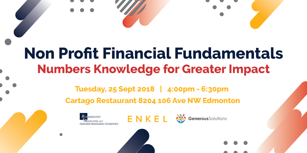 EnkelBackoffice's tweet photo. Our 'Non Profits Financial Fundamentals' Event is happening next tuesday! On top of the free food and drinks, you'll get to learn about fundraising, bookkeeping and year end reporting, and network with industry professionals! Limited spots available!
https://t.co/DCNxKIHaMo https://t.co/05d9WQpKMS